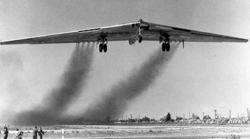 12 Flying Wing Taking Off