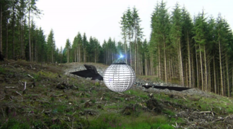 13 2nd Screen Shot Of Sphere At Crash Site