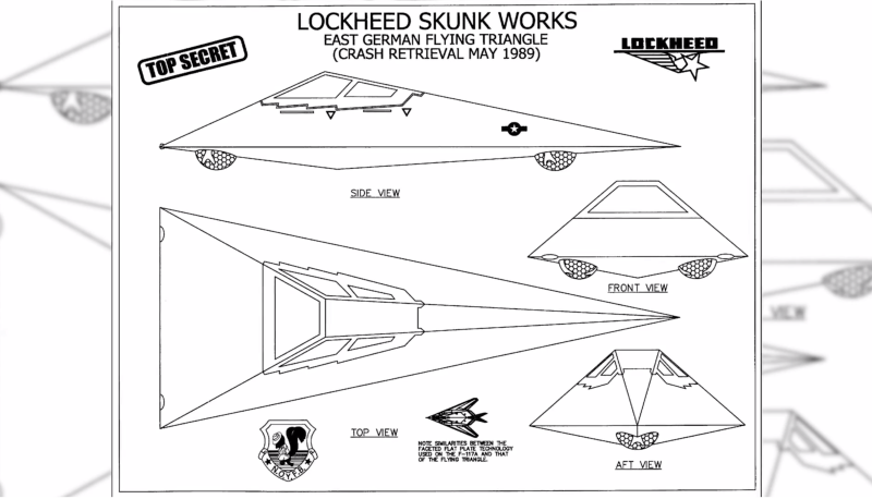 6 East German Flying Triangle